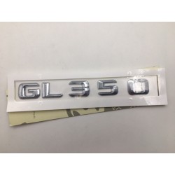 EMBLEMA LETRAS MERCEDES BENZ CLASE GL GL350 CROMADAS