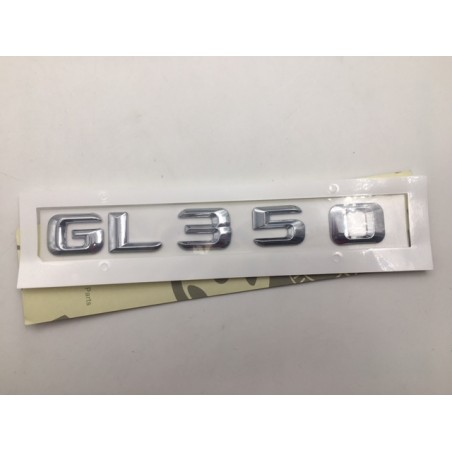 EMBLEMA LETRAS MERCEDES BENZ CLASE GL GL350 CROMADAS