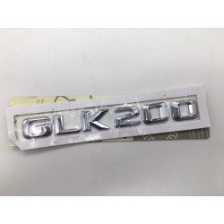 EMBLEMA LETRAS MERCEDES BENZ CLASE GLK GLK200 CROMADAS