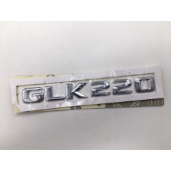 EMBLEMA LETRAS MERCEDES BENZ CLASE GLK GLK220 CROMADAS