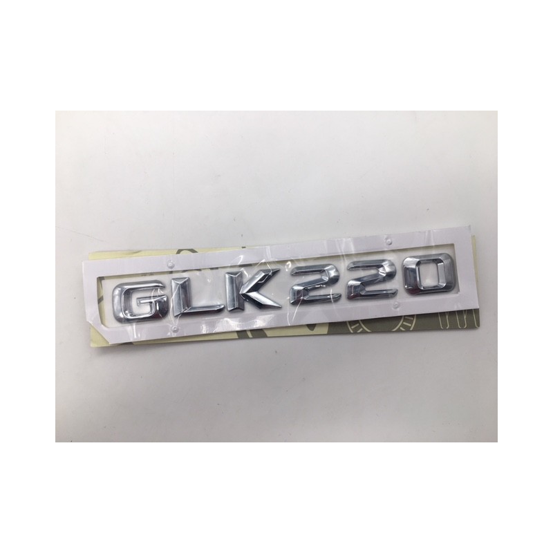 EMBLEMA LETRAS MERCEDES BENZ CLASE GLK GLK220 CROMADAS