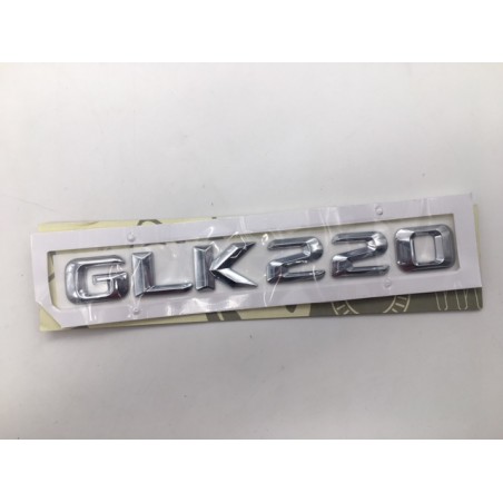 EMBLEMA LETRAS MERCEDES BENZ CLASE GLK GLK220 CROMADAS