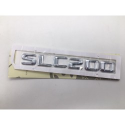 EMBLEMA LETRAS MERCEDES BENZ CLASE SLC SLC200 CROMADO