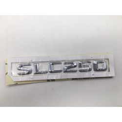 EMBLEMA LETRAS MERCEDES BENZ CLASE SLC SLC250 CROMADO