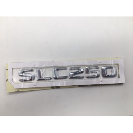 EMBLEMA LETRAS MERCEDES BENZ CLASE SLC SLC250 CROMADO