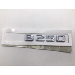 EMBLEMA LETRAS MERCEDES BENZ CLASE B B250 CROMADAS
