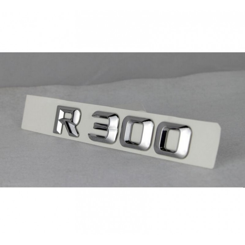 EMBLEMA LETRAS MERCEDES BENZ CLASE R R300 CROMADAS