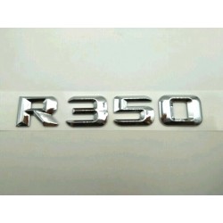 EMBLEMA LETRAS MERCEDES BENZ CLASE R R350 CROMADAS