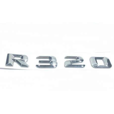 EMBLEMA LETRAS MERCEDES BENZ CLASE R R320 CROMADAS