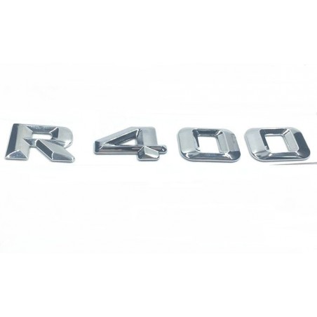 EMBLEMA LETRAS MERCEDES BENZ CLASE R R400 CROMADAS