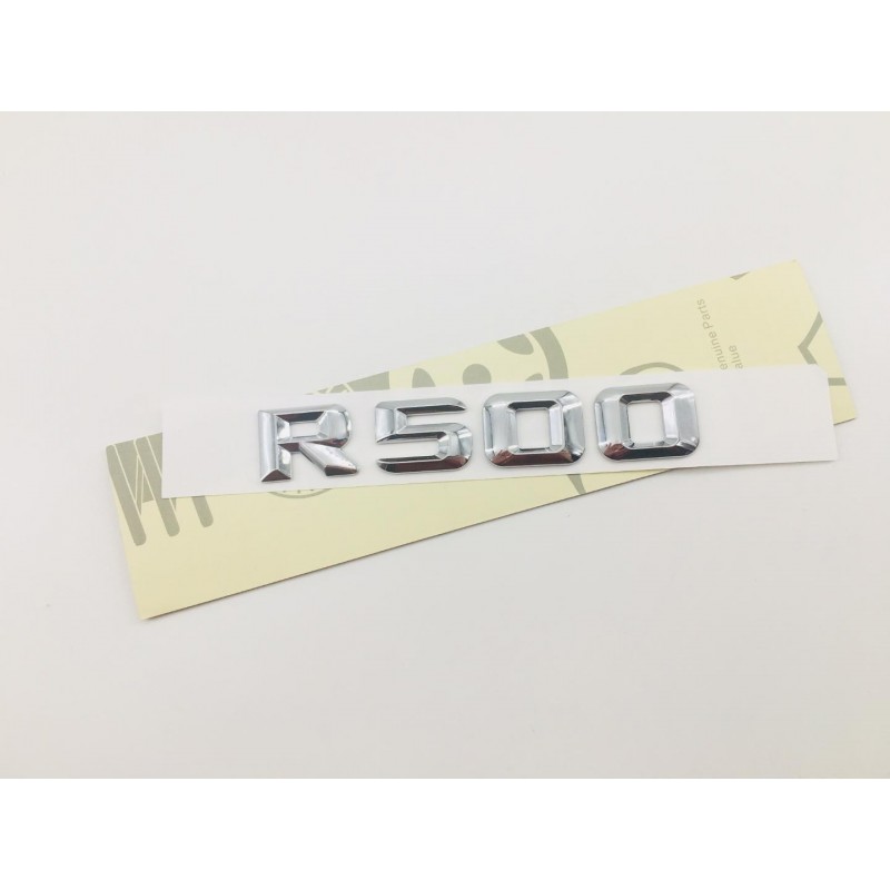 EMBLEMA LETRAS MERCEDES BENZ CLASE R R500 CROMADAS