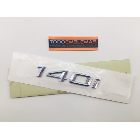 Emblema trasero bmw serie 1 140i