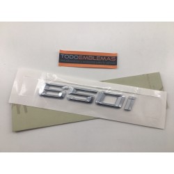 EMBLEMA TRASERO LETRAS BMW SERIE 6 650i CROMADAS