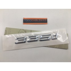 EMBLEMA TRASERO LETRAS BMW SERIE 3 335d CROMADAS