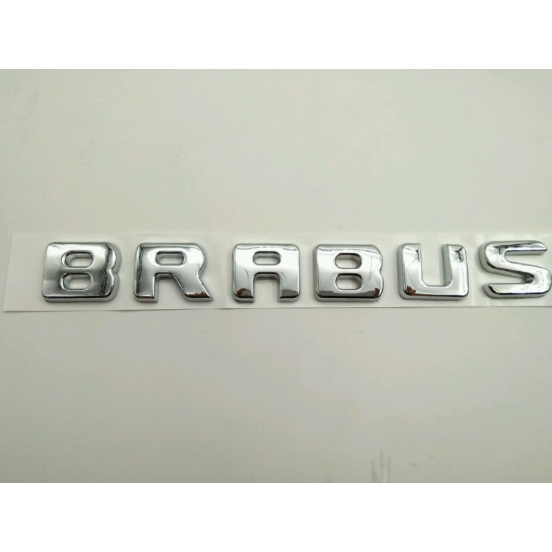 Emblema Letras Mercedes Menz BRABUS Cromado