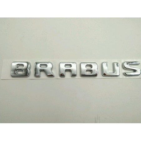 Emblema Letras Mercedes Menz BRABUS Cromado