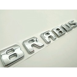 Emblema Letras Mercedes Menz BRABUS Cromado