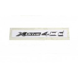 Emblema Laterales Letras BMW XDRIVE 40d Cromado