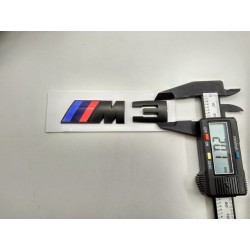 Emblema trasero bmw m3 negro 9cm