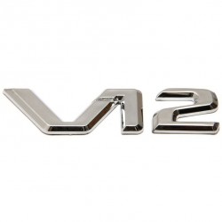 Emblema Trasero O Lateral V12 Cromado