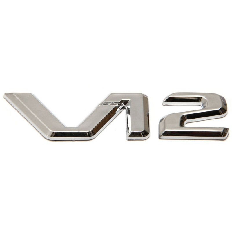 Emblema Trasero O Lateral V12 Cromado