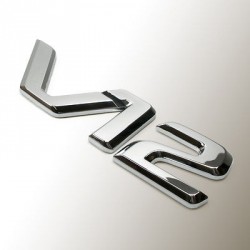 Emblema Trasero O Lateral V12 Cromado