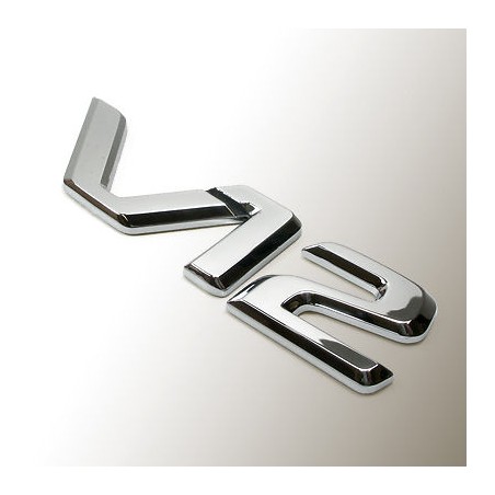 Emblema Trasero O Lateral V12 Cromado