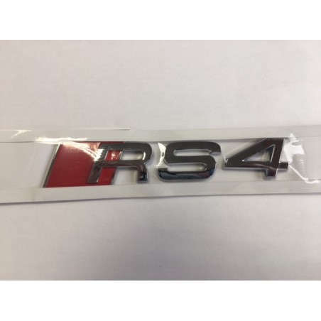 EMBLEMA Trasero AUDI RS4 Cromado