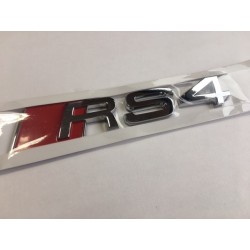 EMBLEMA Trasero AUDI RS4 Cromado