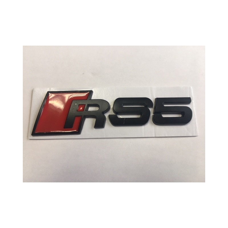 Emblema Trasero AUDI RS5 Negro