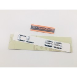 EMBLEMA LETRAS MERCEDES BENZ CLASE CL CL55 CROMADAS