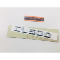 EMBLEMA LETRAS MERCEDES BENZ CLASE CL CL500 CROMADAS
