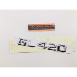 EMBLEMA LETRAS MERCEDES BENZ CLASE GL GL420 CROMADAS