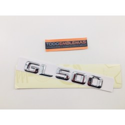 EMBLEMA LETRAS MERCEDES BENZ CLASE GL GL500 CROMADAS