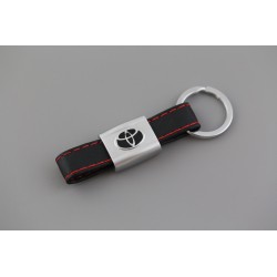 Llavero de cuero con logo toyota Perfecto para regalo!