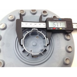 1 X Centro de rueda New Beetle 99-05 VW 195mm Negro