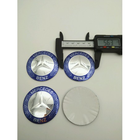 Chapas de centro de rueda Mercedes-Benz 56mm