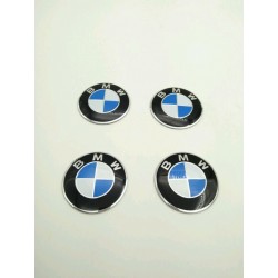 Chapas de centro de rueda BMW azul 56mm