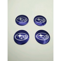 Chapas Adhesivas Centro de Rueda SUBARU 56mm