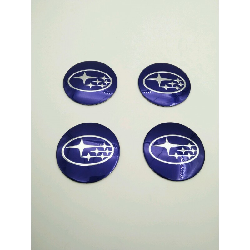 Chapas Adhesivas Centro de Rueda SUBARU 56mm