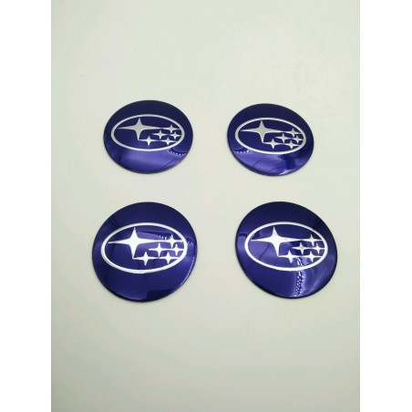 Chapas Adhesivas Centro de Rueda SUBARU 56mm