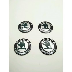 Chapas Adhesivas Centro de Rueda SKODA 56mm
