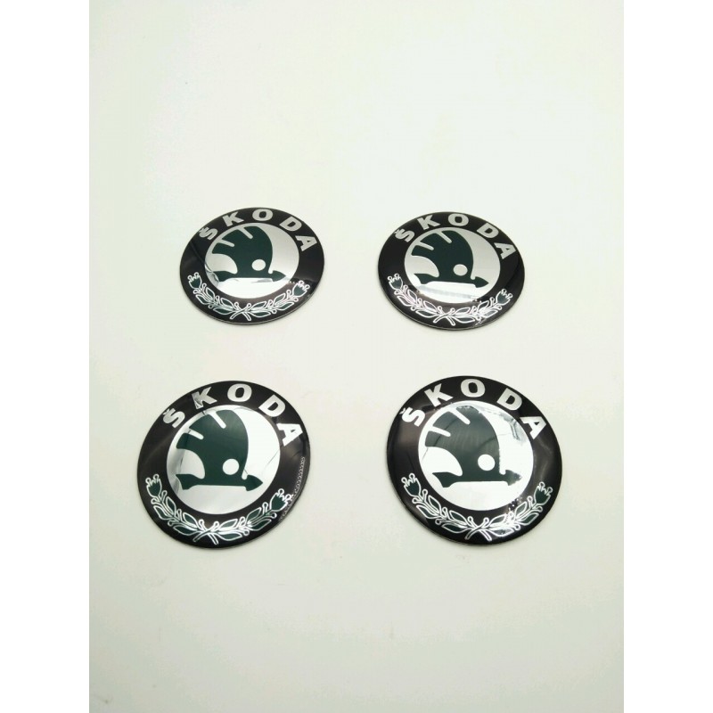 Chapas Adhesivas Centro de Rueda SKODA 56mm