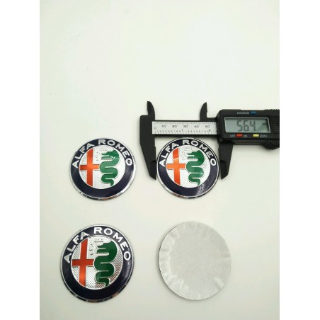 Chapas Adhesivas Centro de Rueda ALFA ROMEO 56mm