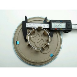 Centro de rueda Audi plata 146mm 4E0601165A