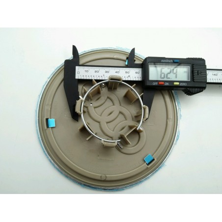 Centro de rueda Audi plata 146mm 4E0601165A