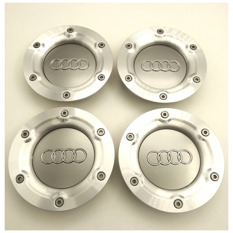Centro de rueda Audi plata 146mm