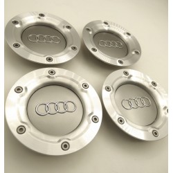 Centro de rueda Audi plata 146mm