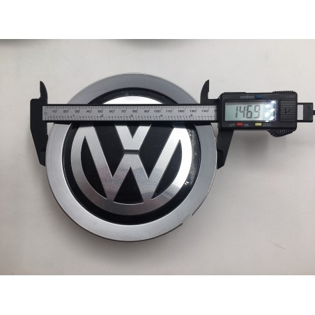 Centro de rueda Volkswagen negro 146mm c1039k147