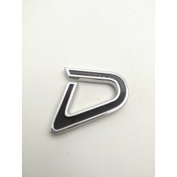 Emblema Trasero MINI D Diesel Negro y Cromado